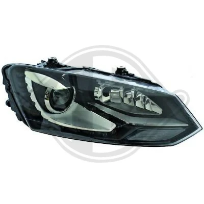 Bilde av DIEDERICHS Priority Parts 2206084 Frontlykter VOLKSWAGEN: Polo V Hatchback