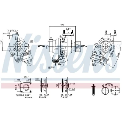 Bilde av Turbo, volvo s60 ii, s80 v60 i, skåp / kombi v70 iii, xc60 suv van xc70 313