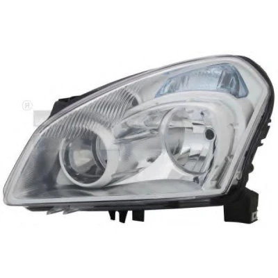 Bilde av TYC 20 11572 05 2 Frontlykter venstre H7/H7 for høyrekjøring uten elektromotor NISSAN: Qashqai / Qashqai+2 I