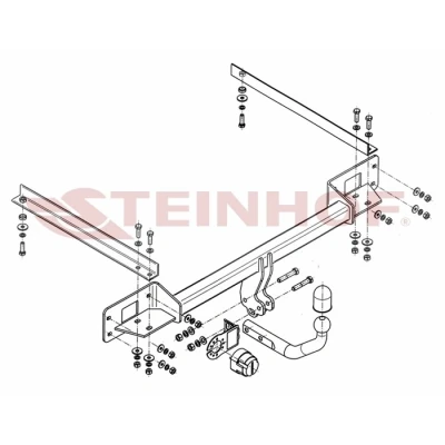 Bilde av Tilhengerfeste, standard fiat linea (323_, 110_),