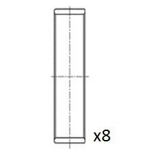 Bilde av FAI AutoParts BB2043 STD Veivaksellager VOLKSWAGEN: Polo IV Hatchback, V AUDI: A4 B5 Avant, SKODA: Superb II Stasjonsvogn