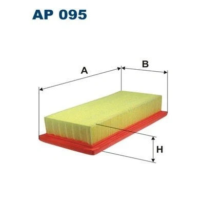 Bilde av FILTRON AP 095 Luftfilter 48 126 262 Filterinnsats