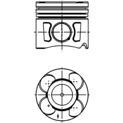 Bilde av KOLBENSCHMIDT 41648600 Motorstempel 69,6