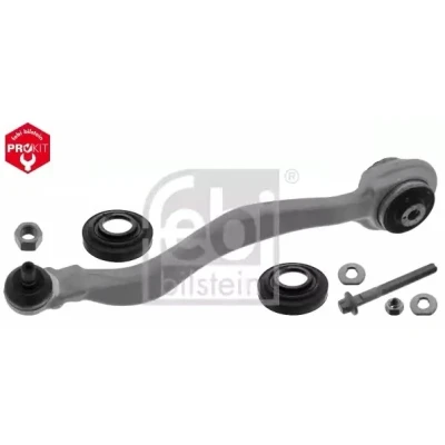 Bilde av febi BILSTEIN 47920 Bærebru Plus med tilleggsmateriale støtte / styreledd, lager framaksel venstre, nede, foran Casterstag Aluminium