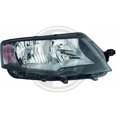 Bilde av DIEDERICHS 7832980 Frontlykter høyre PWY24W, H15, H7 med motor for høydejustering hovedlys