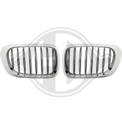 Bilde av DIEDERICHS HD Tuning 1214440 Radiatorgitter på begge sider svart, krom BMW: 3 Coupé, Cabrio