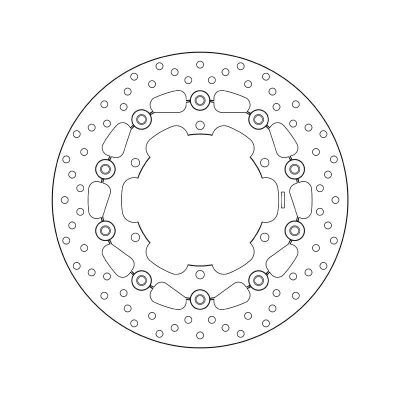 Bilde av BREMBO Bremseskive Serie Oro foran 298mm 5mm 6 hullet, todelt bremseskive, flytende 78B40830 Bremseskiver, Skivebremser