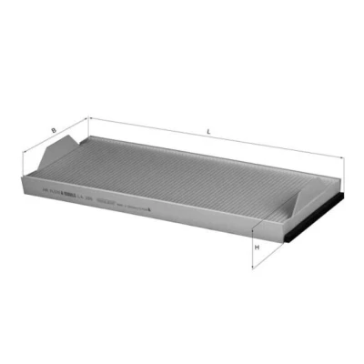 Bilde av MAHLE ORIGINAL LA 358 Kupéfilter Partikkelfilter 456,0 183 56,0 MERCEDES BENZ: ATEGO