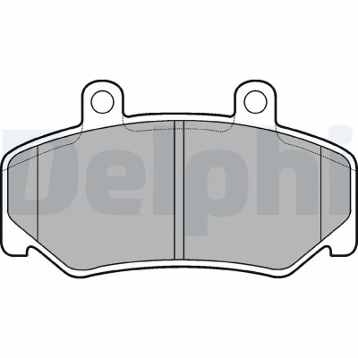 Bilde av Bremseklosser sett, Framaksel, volvo 740, 740 kombi, 760, 760 780, 940, 940 ii, kombi 960, 960 2177828,