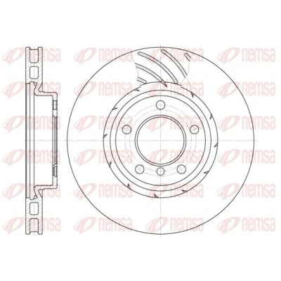 Bilde av REMSA 6508.10 Bremseskiver framaksel 315, 315 28 5 ventilert BMW: 3 Coupé, Sedan, Cabrio