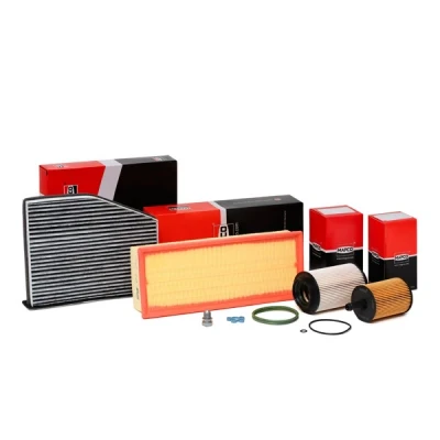 Bilde av MAPCO 68906 filtersett med luftfilter fem deler VOLKSWAGEN: Caddy 3, Touran I, Golf 5, SKODA: Octavia 2 Combi, AUDI: A3 Sportback
