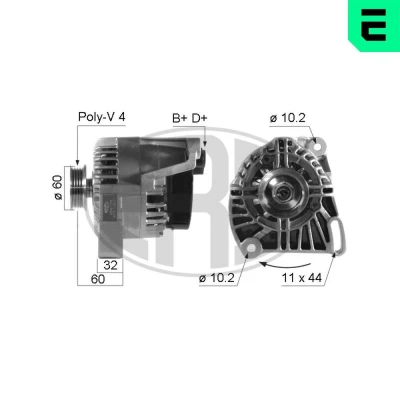 Bilde av ERA 210237A Dynamo 14V 65A