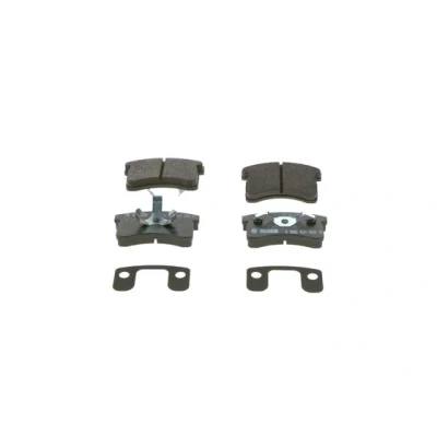 Bilde av BOSCH 0 986 424 642 Bremseklosser Low Metallic med antihyle blikk, montageanvisning DAIHATSU: CUORE 4