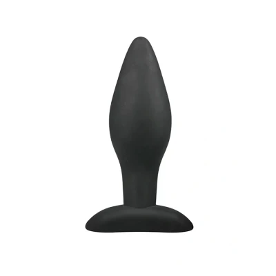 Bilde av EasyToys Medium Sort Analplugg Silikon