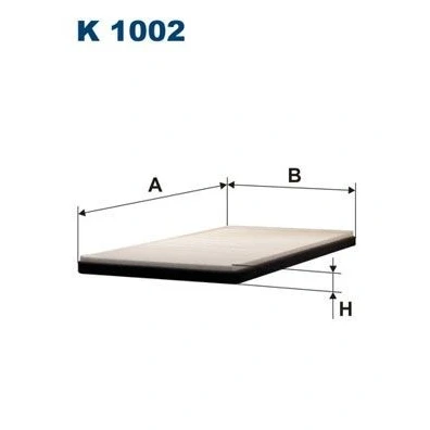 Bilde av FILTRON K 1002 Kupéfilter Partikkelfilter 342 195 19 OPEL: Corsa B Hatchback