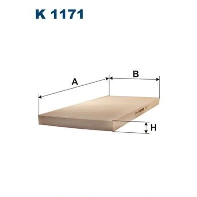 Bilde av FILTRON K 1171 Kupéfilter Partikkelfilter 450 206 25