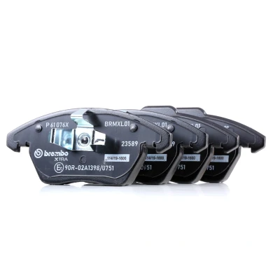 Bilde av BREMBO P 61 076X Bremseklosser ekskl. slitasjevarselkontakt uten tilbehør PEUGEOT: 3008 I, 308 I Hatchback, 207 AUDI: A1 Sportback