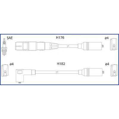 Bilde av HITACHI 134790 Pluggledninger
