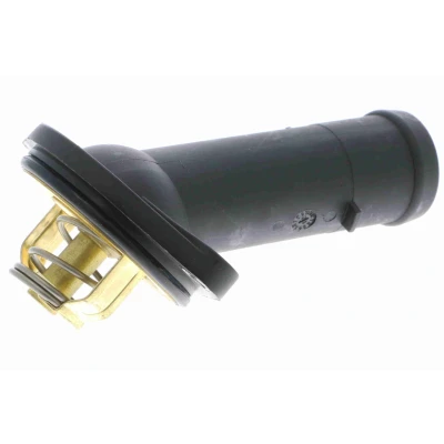 Bilde av VEMO V15 99 2074 1 Termostat 92 Original Quality med rørstuss, tetning VOLKSWAGEN: Passat B7 Variant, B6 Sedan