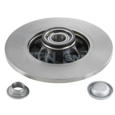 Bilde av SNR KF159.60U Bremseskiver 268 12 4 fullt ut uten belegg med integrert hjullager, magnetisk senorring PEUGEOT: Partner II Van, 5008 I