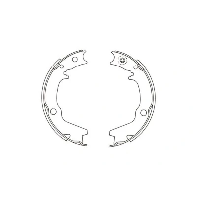Bilde av Bremsesko sett KAVO PARTS KBS 6401