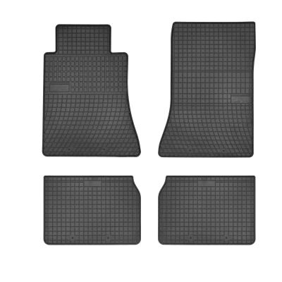 Bilde av FROGUM 0784 Gulvmatte sett gummi foran og bak 4 svart Skreddersydd MERCEDES BENZ: W124 Sedan