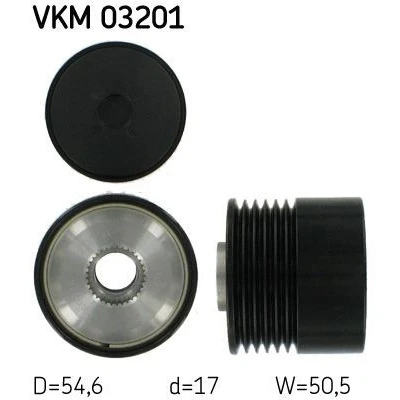 Bilde av SKF VKM 03201 Frihjul Dynamo 50,5