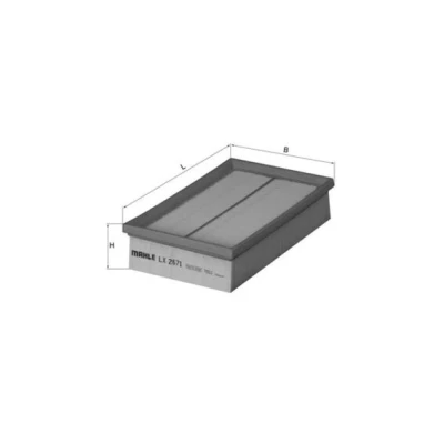 Bilde av MAHLE ORIGINAL LX 2671 Luftfilter 58,0 161 246,0, 246,0 Filterinnsats JAGUAR: XK Coupé