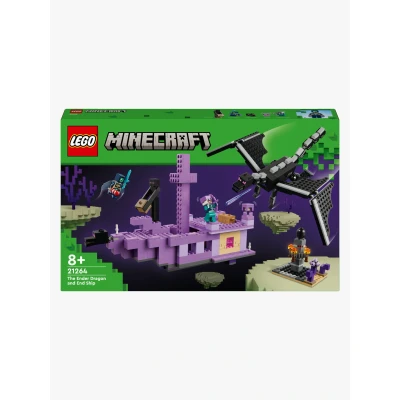 Bilde av LEGO Minecraft 21264 Enderdrage og End Ship Byggesett Plast