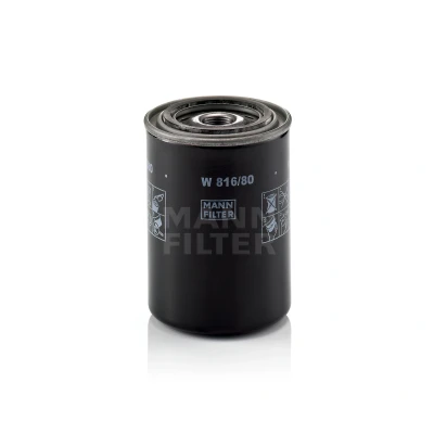 Bilde av MANN FILTER W 816/80 Oljefilter M 20 X 1.5 med en retursperreventil Påskruingsfilter MITSUBISHI: PAJERO 1 Canvas Top, 1, COLT 2