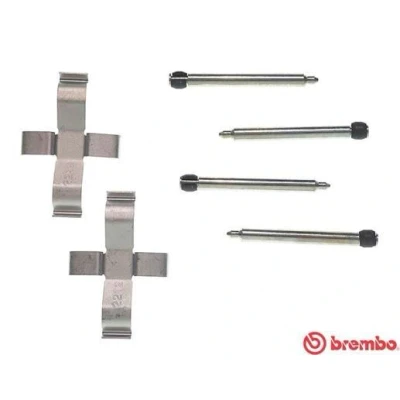 Bilde av BREMBO A 02 295 Tibehørsett, skivebremse belegg OPEL: Omega Sedan
