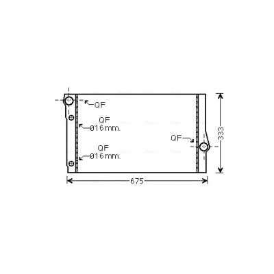 Bilde av Radiator AVA QUALITY COOLING BW2410
