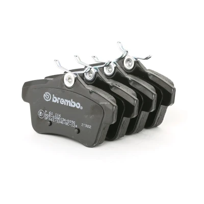 Bilde av BREMBO P 61 114 Bremseklosser ekskl. slitasjevarselkontakt med antihyle blikk, bremsecaliperskruer uten tilbehør PEUGEOT: 5008 I, 3008 508 I SW