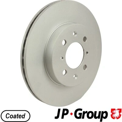 Bilde av JP GROUP 3463100300 Bremseskiver framaksel 262 21 4 innvendig ventilert belagt HONDA: CIVIC 7 Hatchback, 6 Coupe, Jazz 3