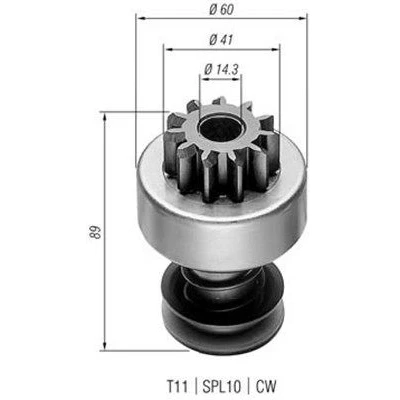Bilde av MAGNETI MARELLI 940113020021 Lite tannhjul, starter