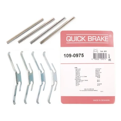 Bilde av QUICK BRAKE 109 0975 Tibehørsett, skivebremse belegg OPEL: Rekord E1 Sedan, Ascona B Stasjonsvogn