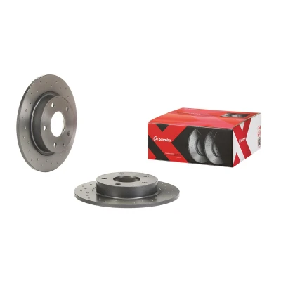 Bilde av BREMBO 08.C653.1X Bremseskiver 265 9 5 fullt ut, hullet belagt MAZDA: CX 3, 3 Hatchback, Sedan