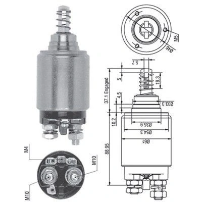 Bilde av MAGNETI MARELLI 940113050262 Magnetbryter, starter