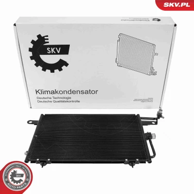 Bilde av Kondensator, klimaanlegg Esen skv 86SKV384 audi 100 c4 avant, sedan, a6 c4, avant OE 4A0.260.403 AC, 4A0260401AB, 4A0260401AC