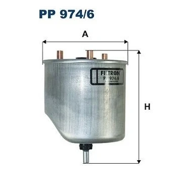 Bilde av FILTRON PP 974/6 Drivstoffilter ledningsfilter PEUGEOT: 508 I SW, 3008 I, 208 Hatchback, CITROËN: Berlingo II Van, II, C5 III Stasjonsvogn