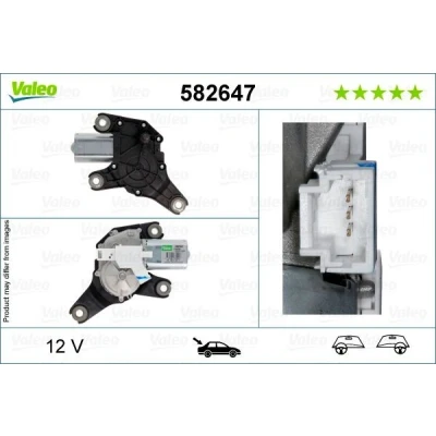 Bilde av VALEO 582647 Vindusviskermotor 12 bak for høyre/venstre ratt
