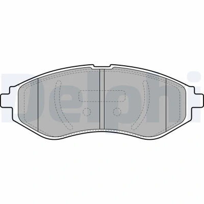 Bilde av Bremseklosser sett, Framaksel, chevrolet aveo / kalos halvkombi, sedan, daewoo kalos, proton savvy, 96534653,