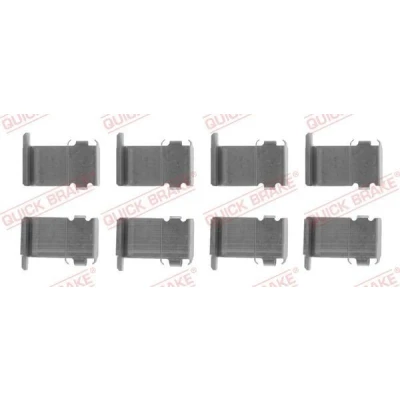 Bilde av QUICK BRAKE 109 1162 Tibehørsett, skivebremse belegg MITSUBISHI: Lancer Stasjonsvogn, 6 Limousine, DAIHATSU: Terios II