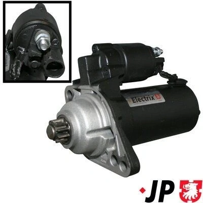 Bilde av JP GROUP 1190304100 Starter 12 2 VOLKSWAGEN: Multivan 5 (7HM, Transporter 5, Touran I, SKODA: Octavia Combi, AUDI: A3 Sportback
