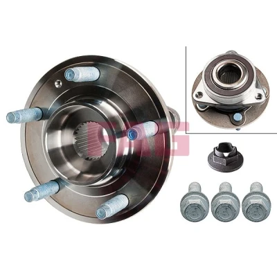 Bilde av FAG 713 6449 20 Hjullagersett Bildet viser leveranseinnholdet 146,00, 90,90 OPEL: Astra J Sports Tourer, Sedan, Zafira C Tourer