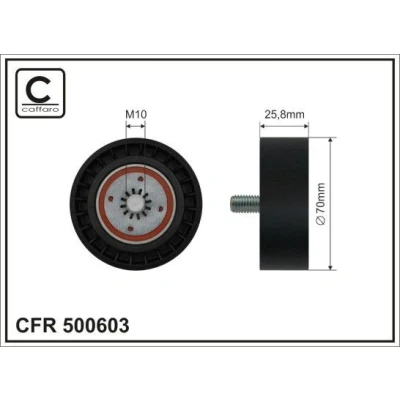 Bilde av CAFFARO 500603 Styrerulle