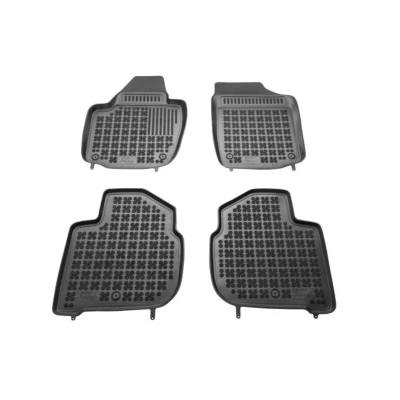 Bilde av REZAW PLAST 200209 Gulvmatte sett gummi foran og bak 4 svart Skreddersydd SKODA: Rapid Spaceback