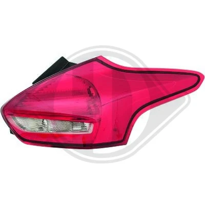 Bilde av DIEDERICHS 1419390 Baklykter høyre P21/5W, PY21W, W16W, LED uten pæreholder