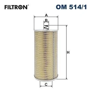 Bilde av FILTRON OM 514/1 Oljefilter Filterinnsats