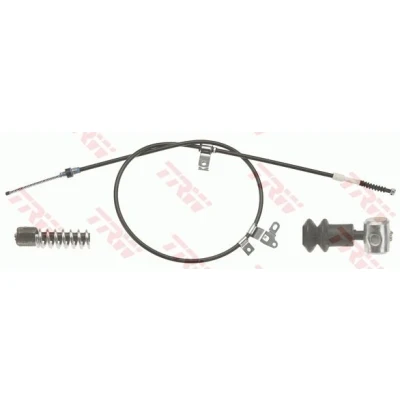 Bilde av TRW GCH564 Bremsekabel 1637, 1394 Skivebrems TOYOTA: Corolla IX Hatchback, Station Wagon